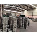 Low Carbon Steel  12 Gauge Barbed Wire Security Fence / Coiled Barbed Wire for sale