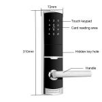 Zinc App Controlled Front Door Lock FCC Home Automation Door Locks for sale