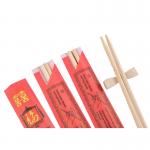 Binhong Smooth Disposable Bamboo Chopsticks For Fast Food Restaurant round chopsticks half paper chopsticks for sale