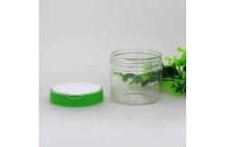 China 400ml Flip Top Plastic Easy Open Lid Dried Food Jars With Labeling LOGO supplier