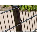 Security Essenstial Powder Coated 656 / 868 Twin Wire Mesh Fence System 8Ft Height Flat Panels for sale