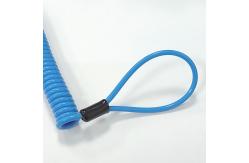 China High Tensile Hand Tool Lanyards Wire Coil Springs Lanyard With Clip supplier