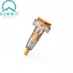Top Push Button Activated Safety Lancet For Fingertip Blood Sampling for sale