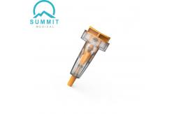China Top Push Button Activated Safety Lancet For Fingertip Blood Sampling supplier