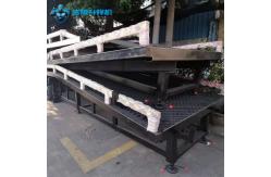 China 10T-10M Customized Black Segmented Portable Loading Docks Hydraulic Dock Ramp supplier