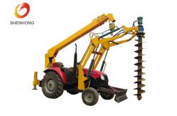 China 100HP 8 Ton Tractor Crane Tower Erection Tools With Earth Auger supplier