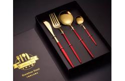 China Flatware Dinnerware Packaging Boxes With 410 Stainless Steel Spoon And Fork supplier
