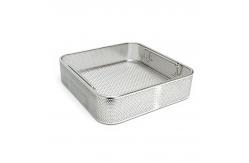 China Perforated Surgical Instrument Sterilization Containers Basket / Trays Optional Trocar Storage supplier