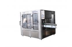 China Glass Bottled Carbonated Beer Filling Machine Rinsing Capping 3 In 1 Packing Equipment supplier