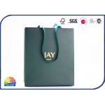 Ribbon Handle 4C Printed Paper Gift Bag For Luxury Present for sale
