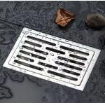 4 X 6 Rectangular Shower Drain , SS Floor Drain For Bathroom Kitchen Garage for sale