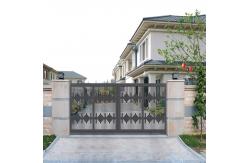 China Compound Wall 6063 Aluminium Garden Gate Driveway Custom Laser Cut supplier