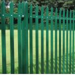 Assembled 2.4 M Palisade Metal Fencing Galvanised European Style for sale