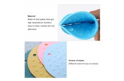 China Round Thick Silicone Heat Resistance Silicone Placemat Hot Pads supplier