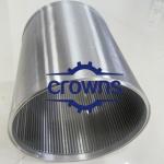 Johnson Wedge Wire Screen mesh Tube Stainless Steel Wire Wrapped Metal Filter Liquid Cylinder Filter for sale