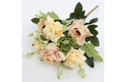 China Artificial rose home decoration items, wedding shooting props, artificial flowers supplier