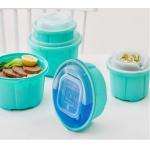 Durable Disposable Microwave Takeaway PP Delivery Box Food Meal Preparation Container for sale