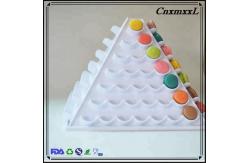 China Multifunction 31cm Tall Plastic Macaron Packaging French Macarons Stand supplier