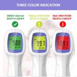 3 Color Infrared Forehead Body Digital LCD Fever Thermometer for sale