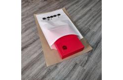 China Custom Printed Recyclable Glassine Paper Bag for Gift box With Flap supplier