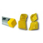 Yellow PVC P2860-33 over unistrut channel end cap for sale