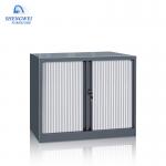 Rolling Shutter Doors Metal Half Height Locker With 2 Adjustable Shelves