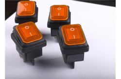 China High Performance Waterproof Rocker Switch Illuminated For Electric Motor Car supplier