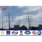 8M multisided 300kg load 3mm thickness Steel Utility Pole for Pakistan SPA Electricity project for sale