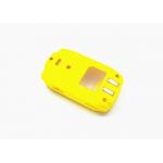 Yellow Cover Overmold Injection Molding ODM service with ABS / TPU Material
