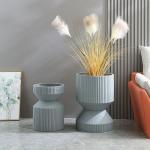 Frost Resistant FFiber Clay Planters For Indoor And Outdoor Plants for sale