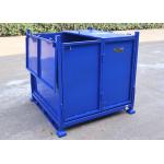 Forklift Metal Pallet Cage Box 2T For Construction Sites for sale