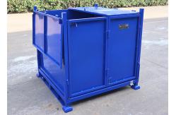 China Forklift Metal Pallet Cage Box 2T For Construction Sites supplier