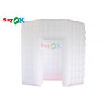 White Oxford Cloth Inflatable Photo Booth For Event Lead Free for sale