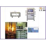 220V 50HZ Vertical Flammability Tester , Flame Test Equipment For Bunched Cable / Wire for sale