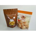 Aluminum Foil Fish Food Plastic Pouches Packaging Gravure Printing With Zipper for sale