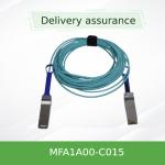 NVIDIA MFA1A00-C015 100Gb/s QSFP28 Active Optical Cable 15m LSZH AOC for Ethernet for sale