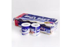 China LDPE Material toilet roll paper Plastic Packaging Bag 60mic 80mic thick supplier