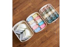 China White 10 Grid Socks And Underwear Storage Compartment Box Foldable supplier