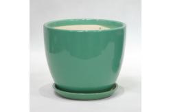 China Customized Round Ceramic Pots Wide Selection Drainage Included supplier