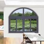 Soundproof Double Tempered Glass Window , Aluminium Laminated Glass Sliding Window