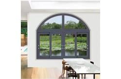 China Soundproof Double Tempered Glass Window , Aluminium Laminated Glass Sliding Window supplier