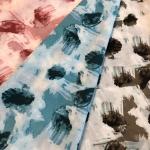 50gsm-100gsm Tie Dye Printed Fabric Polyester Spandex Chiffon Fabric