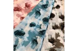 China 50gsm-100gsm Tie Dye Printed Fabric Polyester Spandex Chiffon Fabric supplier