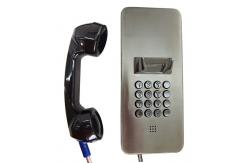China Replaceable Telephone Spare Parts Anti Vandal 16 Key Keypad With Zinc Alloy Buttons supplier