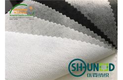 China Interfacing Fabrics Fusible Non Woven Interlining With Double Dot PA Coating supplier