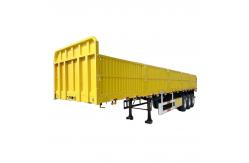 China 40FT 3 Axle Container Semi Trailer With Removable Side Wall supplier