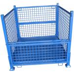 Heavy Duty Wire Mesh Storage Containers Stackable Space Saving for sale