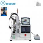 Pneumatic Semi Automatic Soldering Machine with 40×40×50cm Compact Design 4.3 inch PLC Touch Screen and ±0.02mm Repeat Accuracy for sale