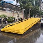 Yellow Loading And Unloading Portable Dock Ramp For Enhanced Efficiency In Warehouses for sale