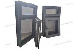 China Robust Frame Aluminum Alloy Fold Windows Thermal Break Sliding Casement Profile supplier